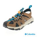 コロンビア ピークフリーク ラッシュ シャンダル メンズサンダル サマーシューズ Columbia BM0341-257 デルタ/マンゴー 2025春夏新作