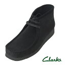 N[NX Clarks r[ EVO u[c Wallabee G{[V BT 26172823 ubN XG[h Black Suede  {v