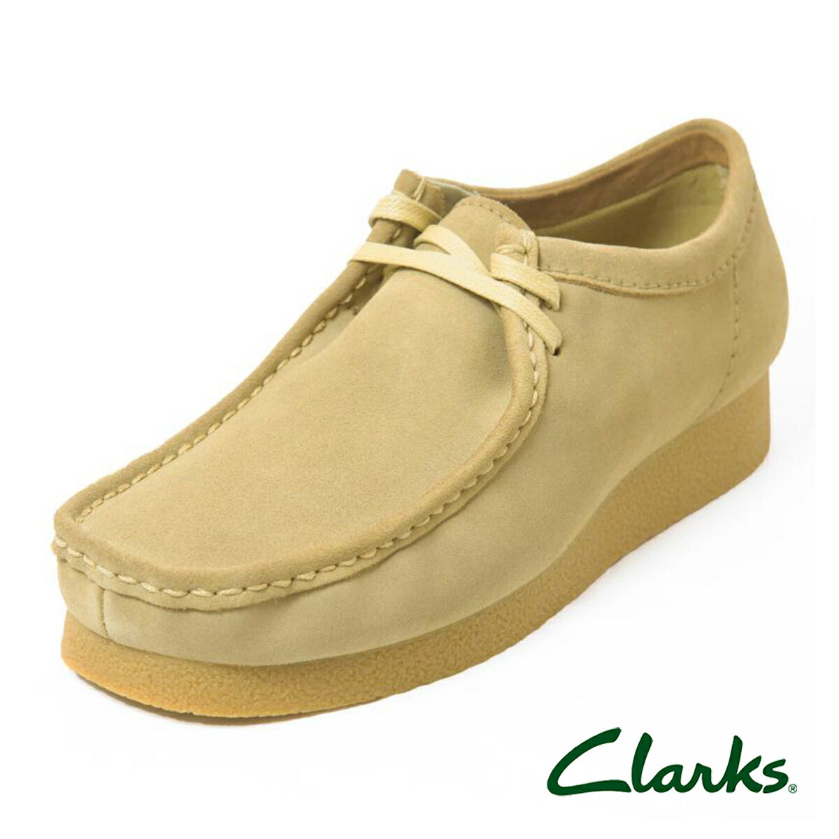 クラークス Clarks ワラビー EVO WP Wallabee エボリューション WP 28172818 メープル スエード Maple Suede 茶 ベージュ 本革