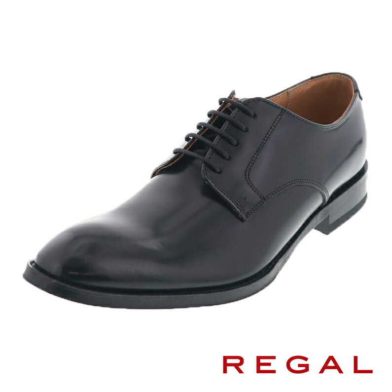 REGAL リーガル メンズ ビジネスシューズ プレーントゥ 810R AL 紳士靴 革靴 日本製 2E 本革 黒 ブラック 24.5cm〜27.0cm