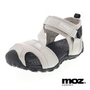 moz モズ キッズ サンダル ジュニアシューズ スポーツサンダル 履きやすい ベルクロベルト MOZ 25105 BG ベージュ 20cm~23cm