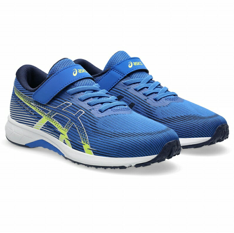 ASICS - asics アシックス レーザービーム キッズスニーカー ジュニアシューズ 消臭 運動靴 LAZERBEAM RK-MG 1154A223-401 ブルー/シルバー 青
