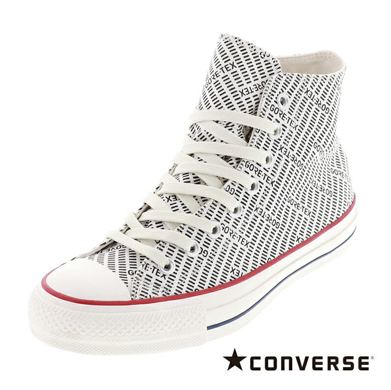 コンバース CONVERSE メンズ スニーカー ハイカット 撥水加工 キャンバス シューズ ゴアテックス ALL STAR 100 GORE-TEX LG HI WHITE ホワイト