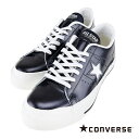 コンバース ワンスターJ BL/WH 黒 白 CONVERSE メンズ カジュアル スニーカー レザー 32346511225