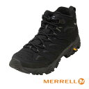 メレル MERRELL モアブ 3 シンセティック ミッド ゴアテックス GORE-TEX J500249 メンズ トレッキング シューズ アウトドア 防水 TRIPLE BLACK トリプル ブラック 26.0cm～28.0cm