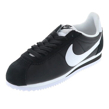 NIKE ナイキ WMNS CLASSIC CORTEZ NYLON ナイキ クラシック コルテッツ ナイロン レディーススニーカー 749864-011 ブラック/ホワイト 黒 WCLコルテッツナイロン