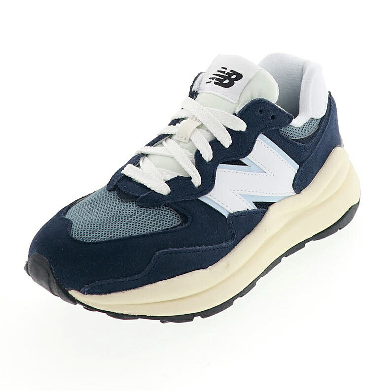 ニューバランス 5740 レディース スニーカー ローカット 厚底 ダットシューズ レトロ new balance NB M5740CD D幅 NAVY ネイビー