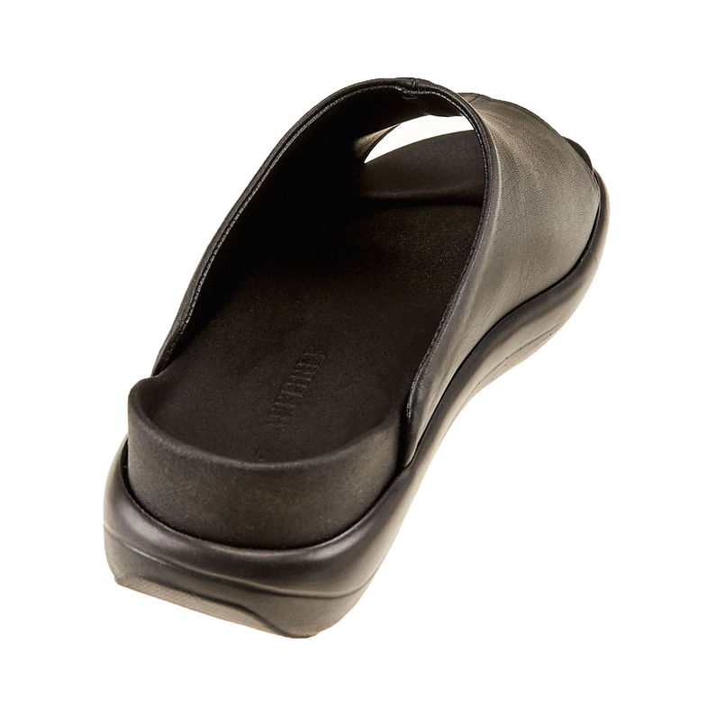 メンズ カジュアルサンダル MMM-92 B BL 黒 ヒールフィット