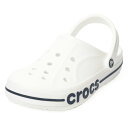 クロックス crocs メンズ サンダル バヤ バンド クロッグ BAYABAND CLOG ホワイト×ネイビー White×Navy 205089 126の商品画像