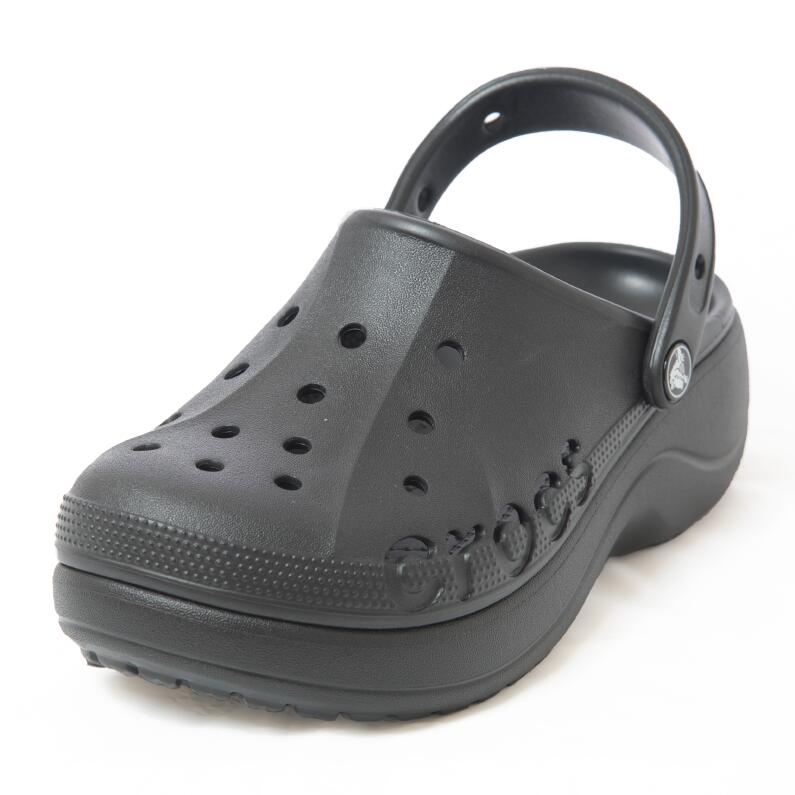 クロックス レディース サンダル バヤ プラットフォーム クロッグ Baya Platform Clog 208186 001 特価商品 アウトレット BLACK ブラック 黒 厚底