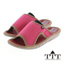 FIT IT ACTIVE TTT スリッパ スポーティーインドアサンダル 室内履き ルームシューズ 健康サンダル 歩きやすい 疲れにくい 軽い NE1051L M11 ピンク Mサイズ