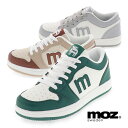 モズ 靴 レディース スニーカー ローカット カジュアル コートシューズ タウン 通勤 通学 北欧ブランド MOZ 3366 ベージュ/グリーン/グレー