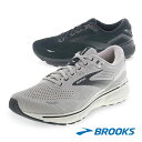 BROOKS ブルックス ゴースト15 ワイド メンズ ランニング シューズ ローカット 運動靴 軽量 メッシュ Ghost15 WIDE 2E グレー/ブラック(4)