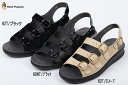 【日本製】HUSH PUPPIES ハッシュパピー サンダル L-60NT L-62T(L-71の後継モデル) C.トープ ブラックの3点 S-LL 婦人用 外反母指 バックベルトサンダル