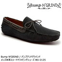 【SALE! 20%OFF!】Bump N' GRIND バンプアンドグラインド メンズ MENS 本革スエード ドライビングシューズ 革靴 くつ レザー グレー 灰色 BG-2125 【送料無料】【あす楽】【ca07ts】