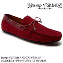 Bump N' GRIND バンプアンドグラインド メンズ MENS 本革スエード ドライビングシューズ 革靴 くつ レザー レッド 赤 BG-2125 