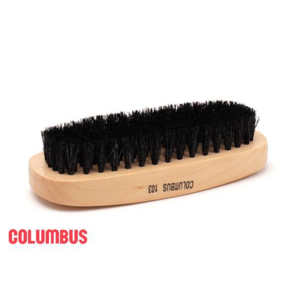 COLUMBUS コロンブス 豚毛100% 靴ブラシ 103 シューケア用品 cb-103brush