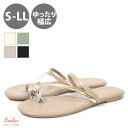 トングサンダル 華奢ストラップ フラットソール レディース S〜LLサイズ ts115