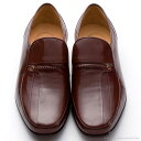 マレリー（Marelli）キップ革使用 4Eスリポンビジネスシューズ 4213（ブラウン）メンズ 靴