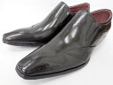 BG−6051(ブラック) 変形ドレススリポン ファッションビジネス メンズ 靴