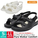 【送料無料】 レディース オフィス サンダル ナースシューズ 婦人 Pure Walker ピュアウォーカー コンフォート ダイマツ 【PW7611】 イボイボ...