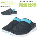 【送料無料】GReeNFACTORY グリーンファクトリー レディース 2way サンダル コウセキ 【GF5-100KO】 女性用 通気性 軽い 歩きやすい ...
