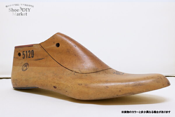 楽天Shoes DIY Market中古木型 片足のみK アンティーク 靴型 雑貨 靴修理 靴材料 靴 模型 木靴 木の靴 木 靴 インテリア 日本製