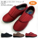 【お買い物マラソン/ポイント2倍】コンフォートシューズ レディース らくちん 軽量 介護 シューズ 室内 室外 リハビリシューズ スリッポン 高齢者用 LS13...