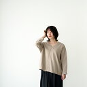 evam eva エヴァムエヴァ silk linen pullover シルク リネン プルオーバー E221T055 レディース