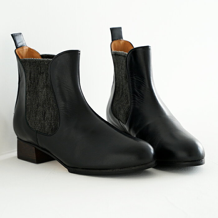 ATELIER 4.5 アトリエ 4.5 レザー サイドゴア ブーツ A-012 靴 アトリエヨンテンゴ レディース