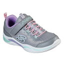 スケッチャーズ SKECHERS スニーカー キッズ ジュニア SKJ-20202L POWER PETALS (GYMT)GRAY/MT 16.5〜23.5cm 靴 シューズ