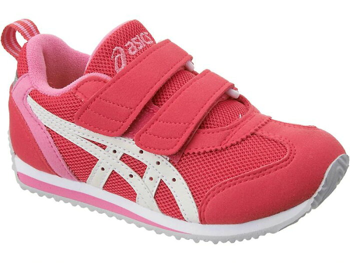 asics アシックス SUKUSUKU スクスク スニーカー キッズ アイダホミニ3 TUM 186-1901 ピンク/ホワイト 16〜18cm 靴 シューズ マジック テープ バンド ベルト 通園 ギフト プレゼント