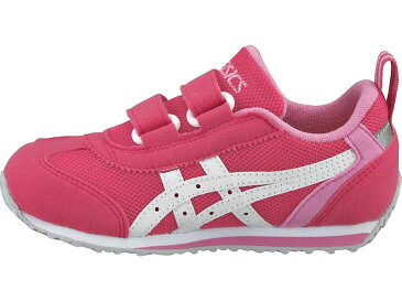 【エントリーでP10倍!】asics アシックス スニーカー キッズ アイダホMINI3 TUM 186-1901 ピンク/ホワイト 16〜18cm 靴 シューズ マジックテープ