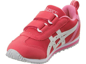 【エントリーでP10倍!】asics アシックス スニーカー キッズ アイダホMINI3 TUM 186-1901 ピンク/ホワイト 16〜18cm 靴 シューズ マジックテープ