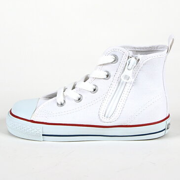 【エントリーでP21倍!】P12倍!コンバース スニーカー キッズconverse CHILD ALL STAR N Z HI チャイルド オールスター N ZHI オプティカルホワイト OPTICALWHITE 15cm 16cm 17cm 18cm 19cm 20cm 21cm 22cm 靴 シューズ ファスナー 定番