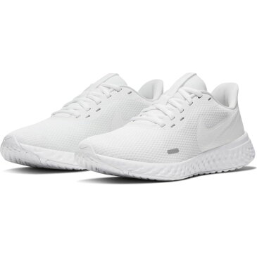 【エントリーでP10倍!】ナイキ NIKE スニーカー レディース NJP-BQ3207104 ナイキ ウィメンズ レボリューション 5 (104)ホワイト/ホワイト 22〜29cm レディス メンズ・ユニセックス 靴 シューズ