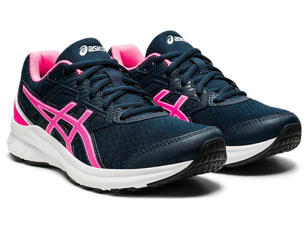 アシックスasicsスニーカーレディースジョルト3JOLT31012A909.400FrenchBlue/HotPinkネイビー