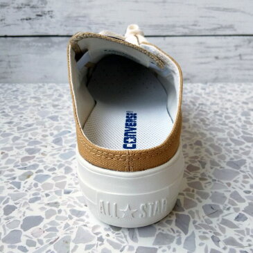 コンバース converse スニーカー レディース ALL STAR LIGHT PLTS MULE SLIP OX オールスター ライト PLTS ミュール スリップ OX 304160 ベージュ 靴 シューズ ミュール サボサンダル スリッポン レディース スニーカー 厚底