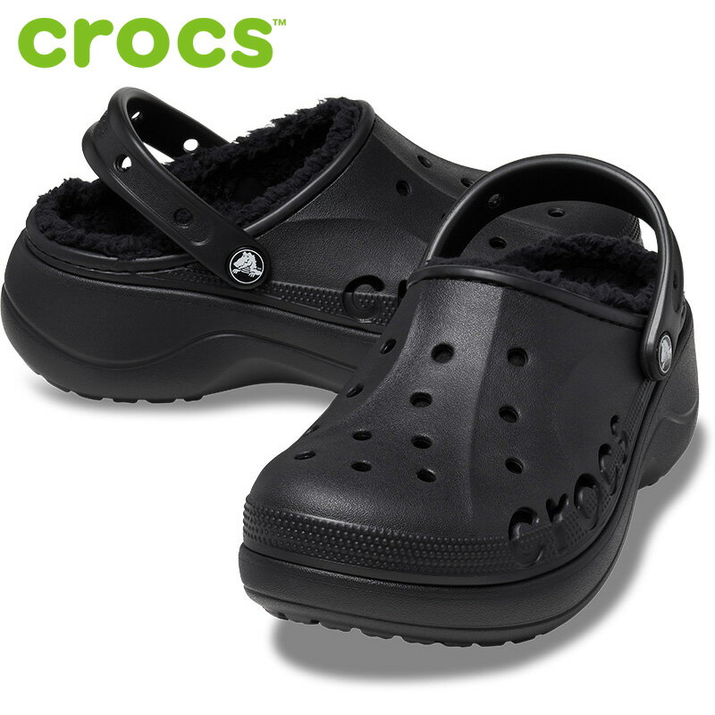 クロックス クロックス レディース バヤ プラットフォーム ラインド クロッグ サンダル サボ 靴 シューズ 送料無料 crocs CR208708