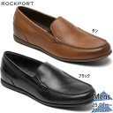 ロックポート メンズ マルコム スリッポン MALCOM SLIP ON スニーカー 靴 シューズ カジュアル デッキシューズ スリッポン 本革 レザー ブラック 黒 ブラウン 茶色 送料無料 ROCKPORT CJ2275 CJ2276