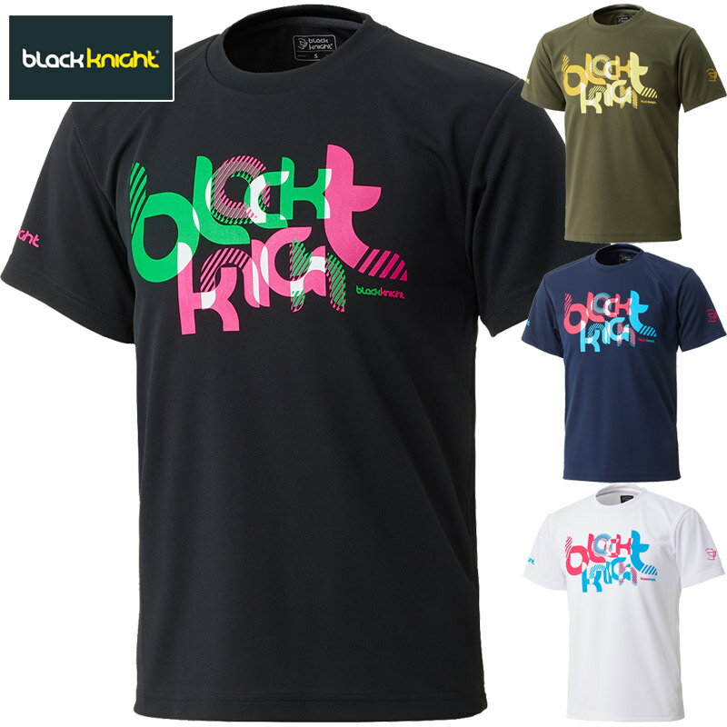 ブラックナイト メンズ レディース ブラックナイト ドライTシャツ バドミントン ウェア 競技 テニス ス..