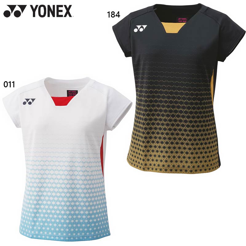 YONEX ヨネックス ウィメンズゲームシャツ BK サイズ S 20715 7 | スポーツ用品 運動 スポーツ 衣類 バドミントン トップス Tシャツ 素材 S ウィメンズ ブラック 着心地 快適 球技 YONEX 使いやすい 定番 プレゼント おしゃれ メーカー ブランド