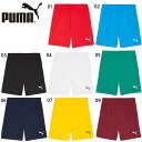 プーマ メンズ teamGOAL ゲームパンツ サッカー フットサル アパレル ボトムス ショート丈 ズボン 競技 練習 部活 クラブ ホワイト 白 ブラック 黒 ネイビー ブルー レッド 青 赤 イエロー グリーン 黄色 緑 PUMA 706377