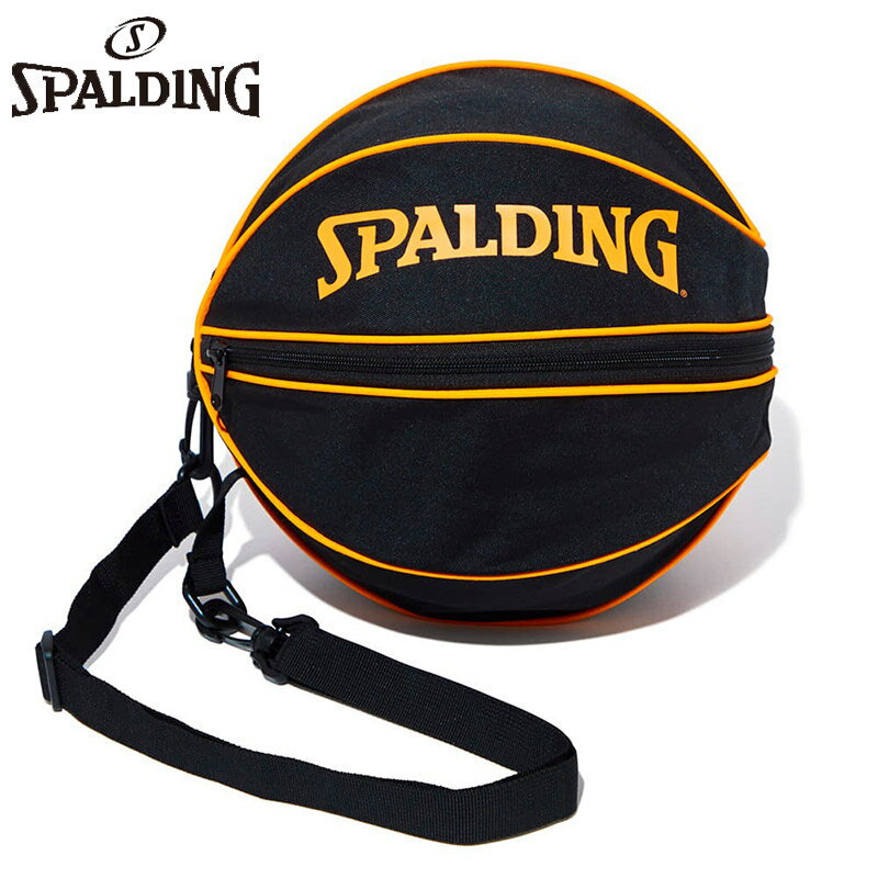 直径27cm スポルディング スポーツ メンズ レディース ボールバッグ ネオンオレンジ バスケットボール アクセサリー 5-7号球を1球収納可能 オレンジ s...