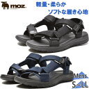 モズ 紳士 メンズ サンダル 靴 シューズ スポサン スポーツサンダル ブラック 黒 ネイビー 送料無料 moz shinsi 800(4)