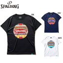 スポルディング スポーツ メンズ レディース Tシャツ ボヘミアンボール バレーボール ウェア 競技 トップス 半袖 Uネック ホワイト 白 ブラック 黒 ネイ...