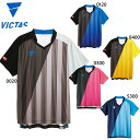 ヴィクタス メンズ レディース V-GS053 卓球 ウェア 競技 半袖 吸汗速乾 軽量 伸縮 J.T.T.A ブラック 黒 ブルー 青 イエロー ピンク 黄色...