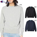 チャンピオン メンズ レディース CREW NECK SWEAT SHIRT アパレル 長袖 スウェット トレーナー クルーネック ワンポイント ブラック 黒 ...