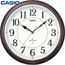 カシオ メンズ レディース 時計 ウォッチ 掛け時計 夜見えライト シンプル ブラウン 茶色 送料無料 CASIO IQ-1051NJ