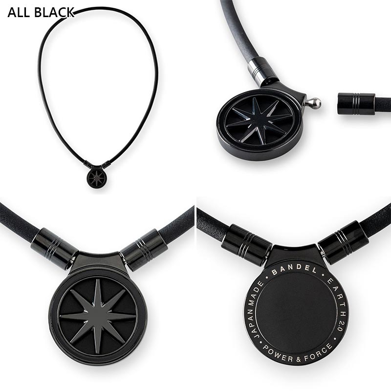 バンデル メンズ レディース Healthcare Necklace Earth 2.0 アクセサリー ヘルスケア 磁気ネックレス 医療機器 肩こり 首こり 運動 スポーツ ホワイト 白 ブラック 黒 送料無料 BANDEL